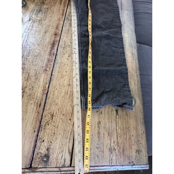 Levi Mens 501 Straight Leg Button Fly Brown Jeans 38x32 cotton wide leg denim - Picture 9 of 9